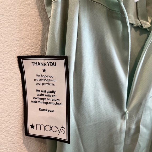 (NWD) JILL JILL STUART Women's Satin Twist/Slit Front Cocktail Dress, Mint - Picture 16 of 16